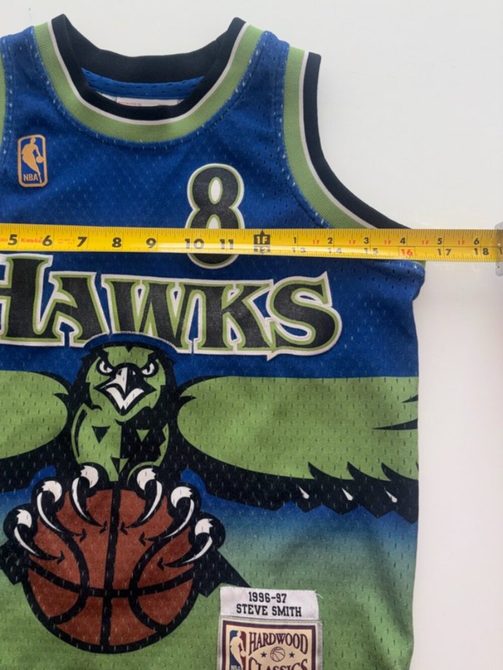 Mitchell & Ness Atlanta Hawks Steve Smith 96-97 Jersey Classics Kid S (8) - Picture 5 of 8